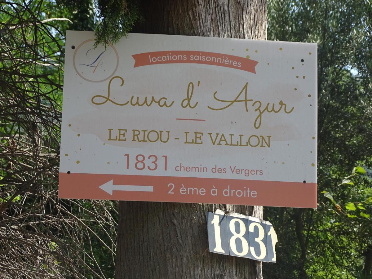 Luva D'Azur, Rez De Villa Le Riou - Le Vallon Le Bar-sur-Loup Dış mekan fotoğraf