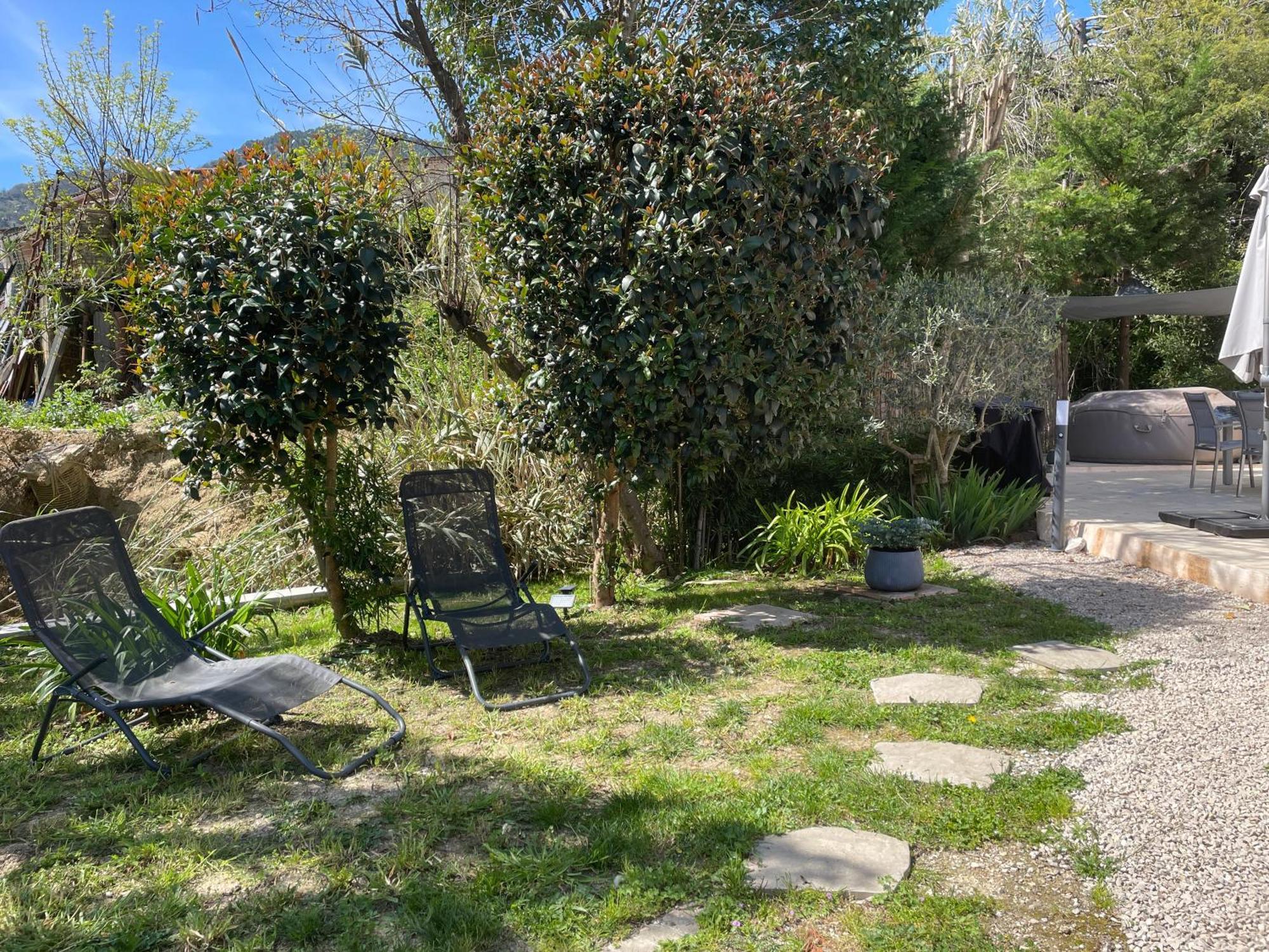 Luva D'Azur, Rez De Villa Le Riou - Le Vallon Le Bar-sur-Loup Dış mekan fotoğraf