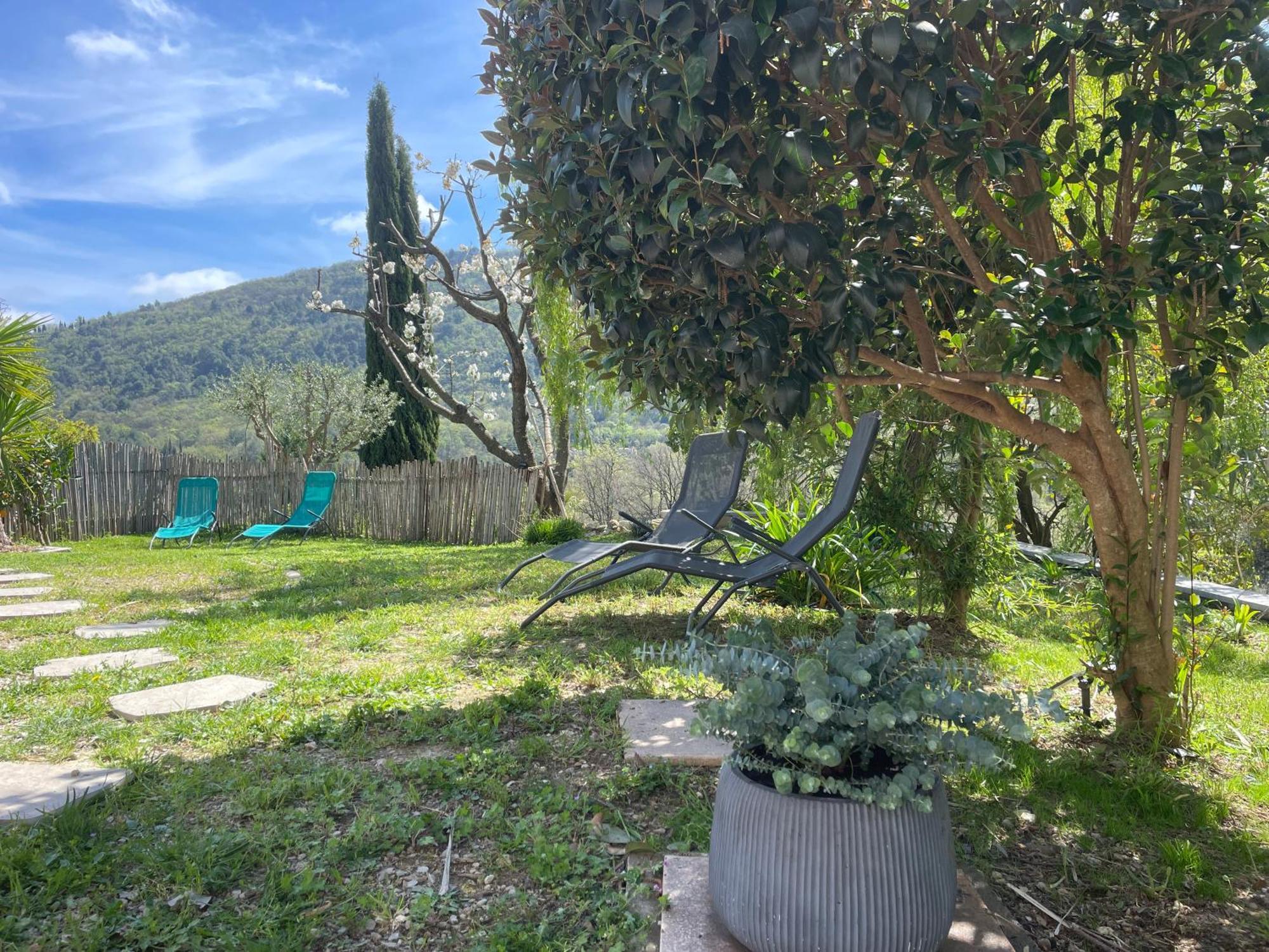 Luva D'Azur, Rez De Villa Le Riou - Le Vallon Le Bar-sur-Loup Dış mekan fotoğraf