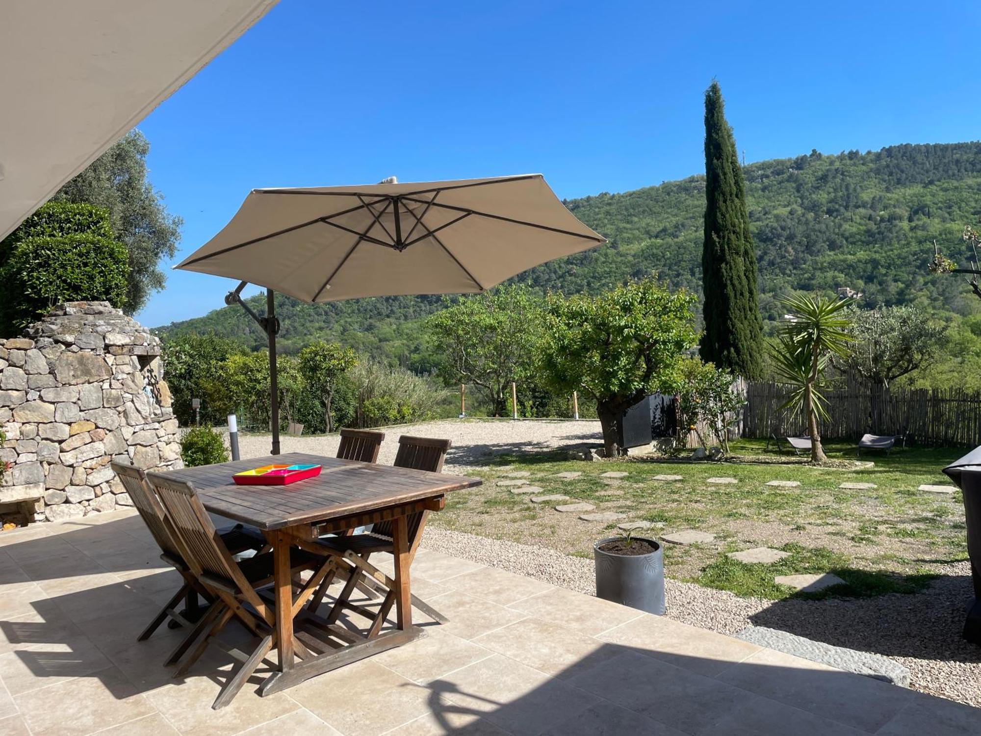 Luva D'Azur, Rez De Villa Le Riou - Le Vallon Le Bar-sur-Loup Dış mekan fotoğraf